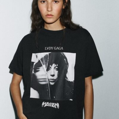 Lady Gaga Graphic T-Shirt – Black