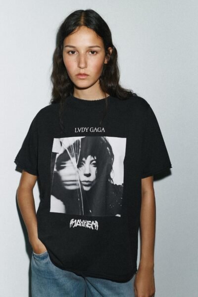 Lady Gaga Graphic T-Shirt – Black