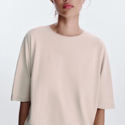 OVERSIZED TEXTURED T-SHIRT