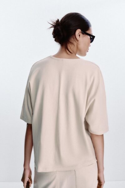 OVERSIZED TEXTURED T-SHIRT - Image 3