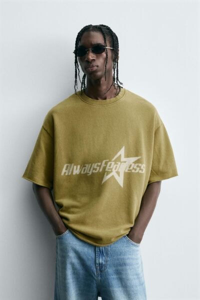 Always Fearless T-Shirt – Mustard