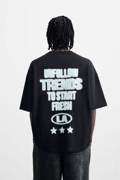 LA Graphic T-Shirt – Black - Image 2
